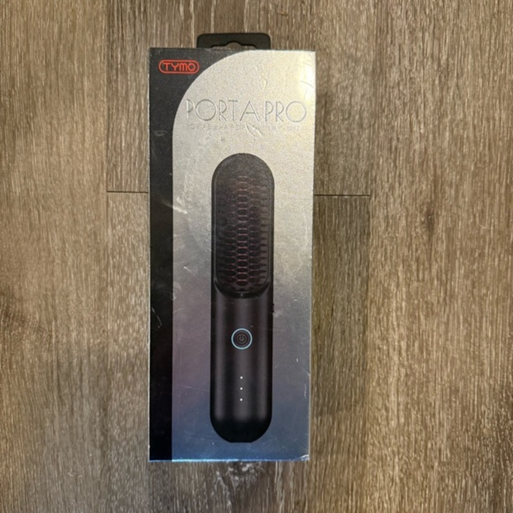 TYMO Porta Pro Cordless Hair Straightening Brush – Black